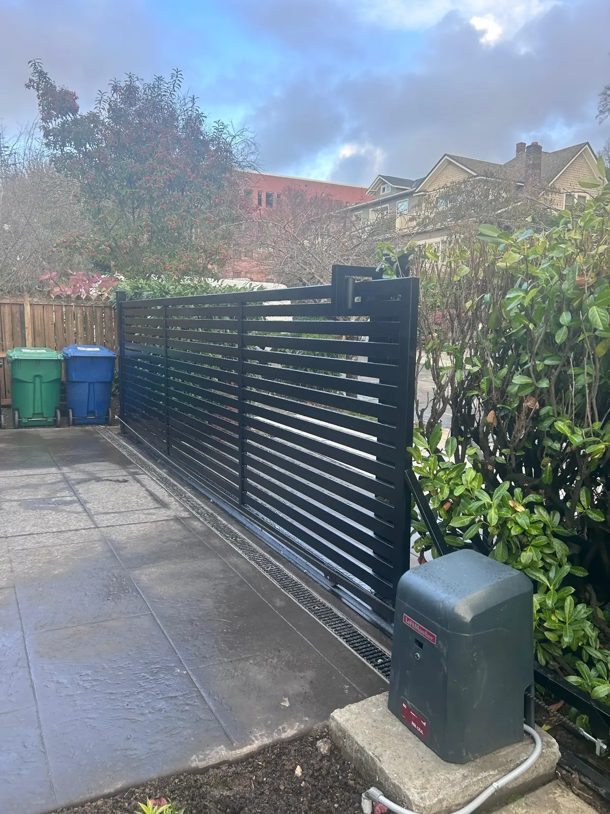 Custom driveway gate 1